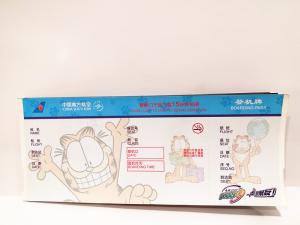 Quality Boarding Pass Printed Thermal Ticket Stock , Travel Air Ticket Printing wholesale
