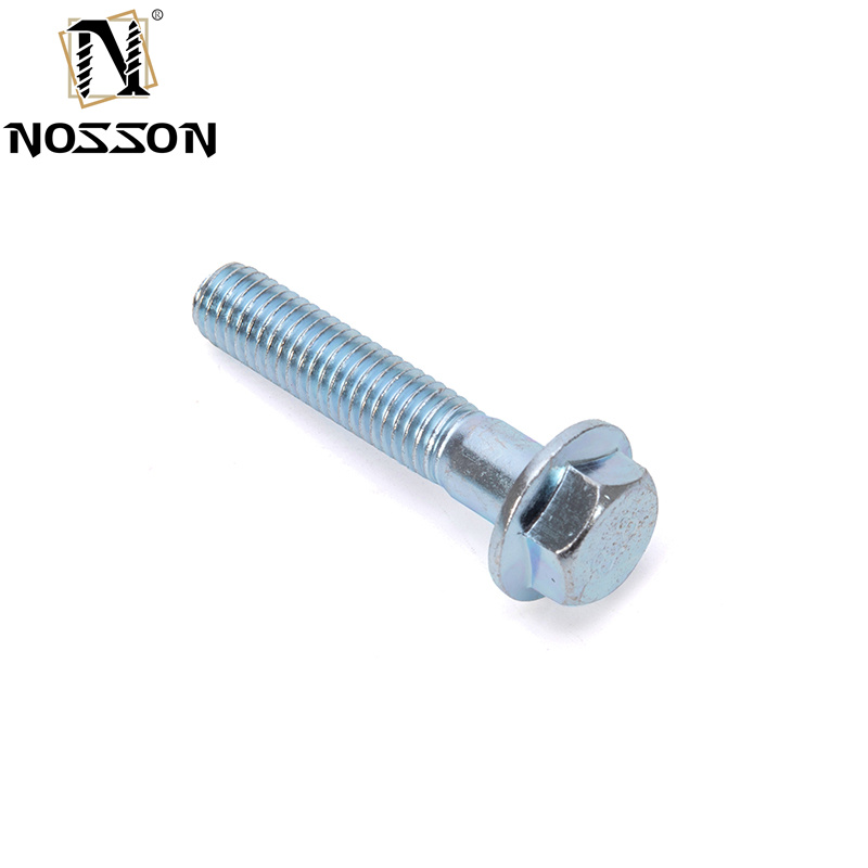 High Grade A2-70 Carbon Steel 5/16 Flanged Hex Head Bolts Fully Threaded 5/16"-18 x 3/4" Grade 5 for Customer Requirements