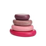 Baby Wooden Montessori Jenga Rainbow Stacked Stone Balanced Stacking BPA Free