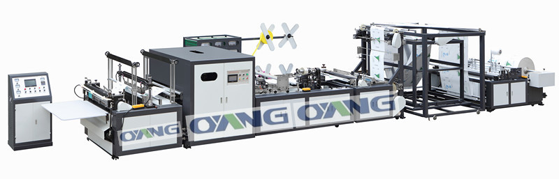 D Cut / Handle / T - shirt Bag Non Woven Bags Making Machine Computer Control