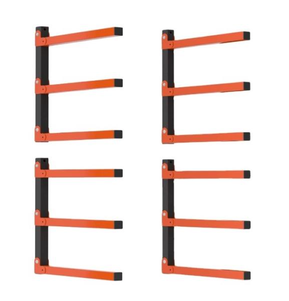 Overhead Garage Storage Rack 17*1*15 inch Steel Wood Storage Rack for Indoor