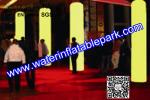 Colorful Inflatable Decoration LED Light Column Ripstop Fabric