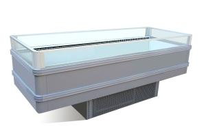 Quality R290 Dual Temperature Open Top Island Chiller Self Contained wholesale