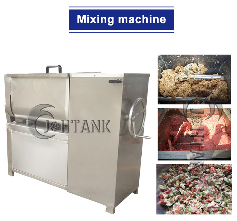 Industrial Ham Sausage Production Line Large Capactiy 500kg/H