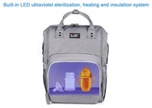 Quality Customized Logo Insulation UV Disinfection Diaper Bag wholesale