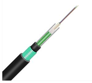 Quality Arc Erosion Resistant Jacket GYXTW Self Support Aerial Cable 12 24 Core Single Mode wholesale