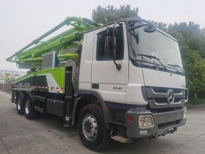 Quality Model 2013 56m Used Zoomlion Concrete Pump Truck With Mercedes Benz Chassis wholesale