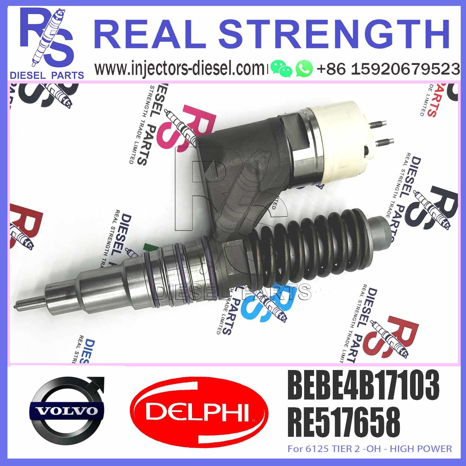 Diesel Electronic Unit Fuel Injector RE517658 EX631013 RE517663 RG33968 SE501958 BEBE4B17103