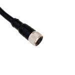 Metal Shell M5 M16 Waterproof Cable Assembly Industrial Grade PVC Cover Male To