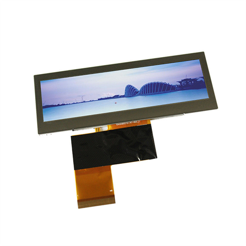 3.9 Inch bar type TFT Display , 480x128 Resolution , 24 bit RGB Interface ,760c/d