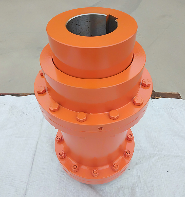 High Quality WGT Type model middle set connection Drum Shape Gear flexible shaft Coupling With Intermediate Sleeve