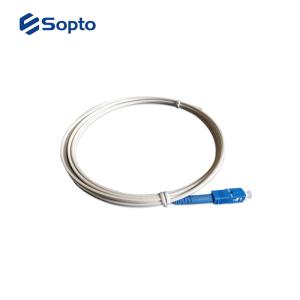 Quality PVC Outer Jacket Single Mode Fiber Pigtails SC/APC G.652D 0.9mm 1M wholesale
