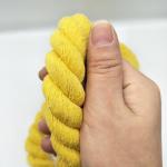 Rose 20mm Twisted Cotton Rope ISO14001 3 Strand Macrame Cord
