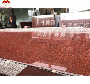 Quality Modern India Red Granite Slabs for Exterior Interior Wall Stones and Door Frame Honed Surface wholesale