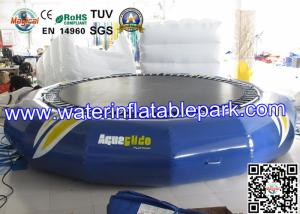 Quality Exciting Inflatable Water Trampoline , Inflatable Water Park For Lake wholesale
