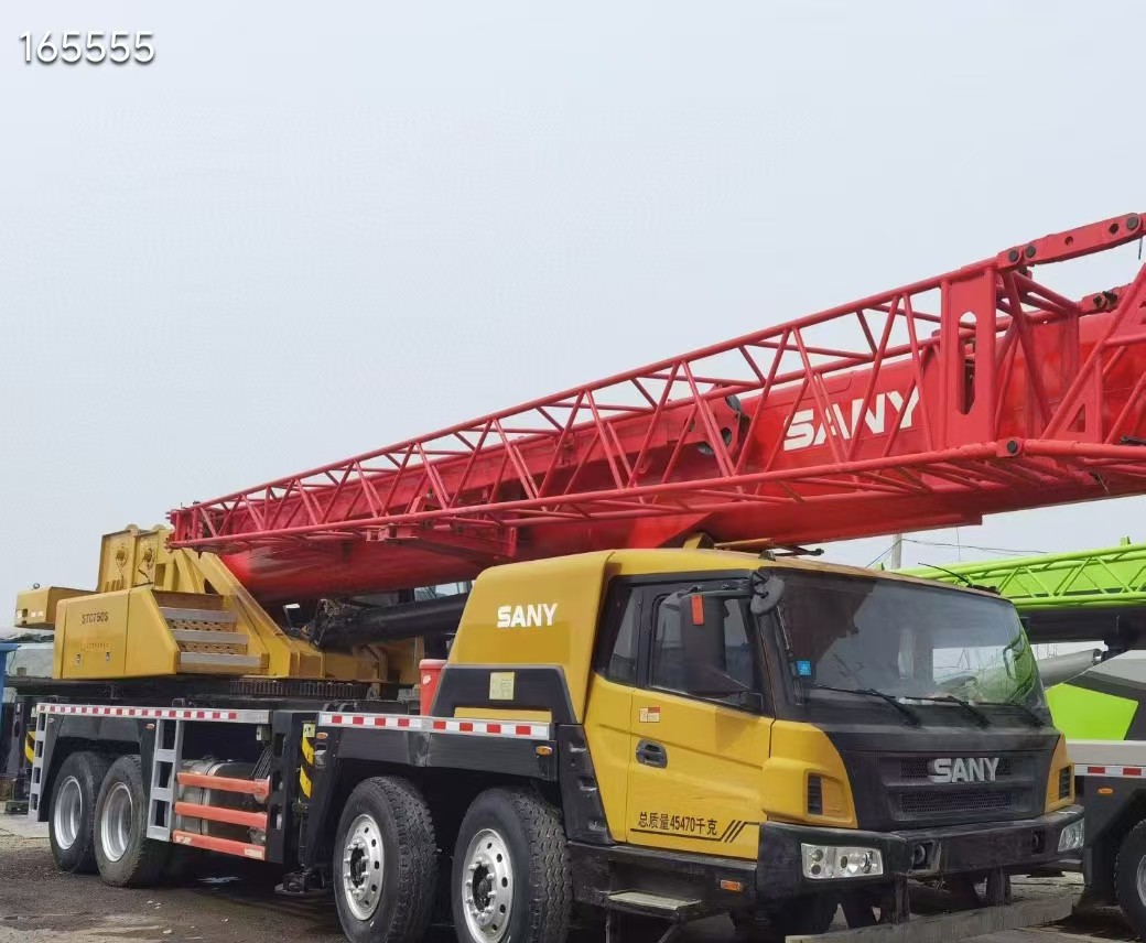 SANY Official 75 Ton Mobile Crane STC750S Used Truck Cranes Price
