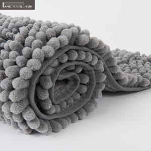 Quality BSCI Polyester Luxury Chenille Bath Mat Quick Drying Non Faded Color wholesale