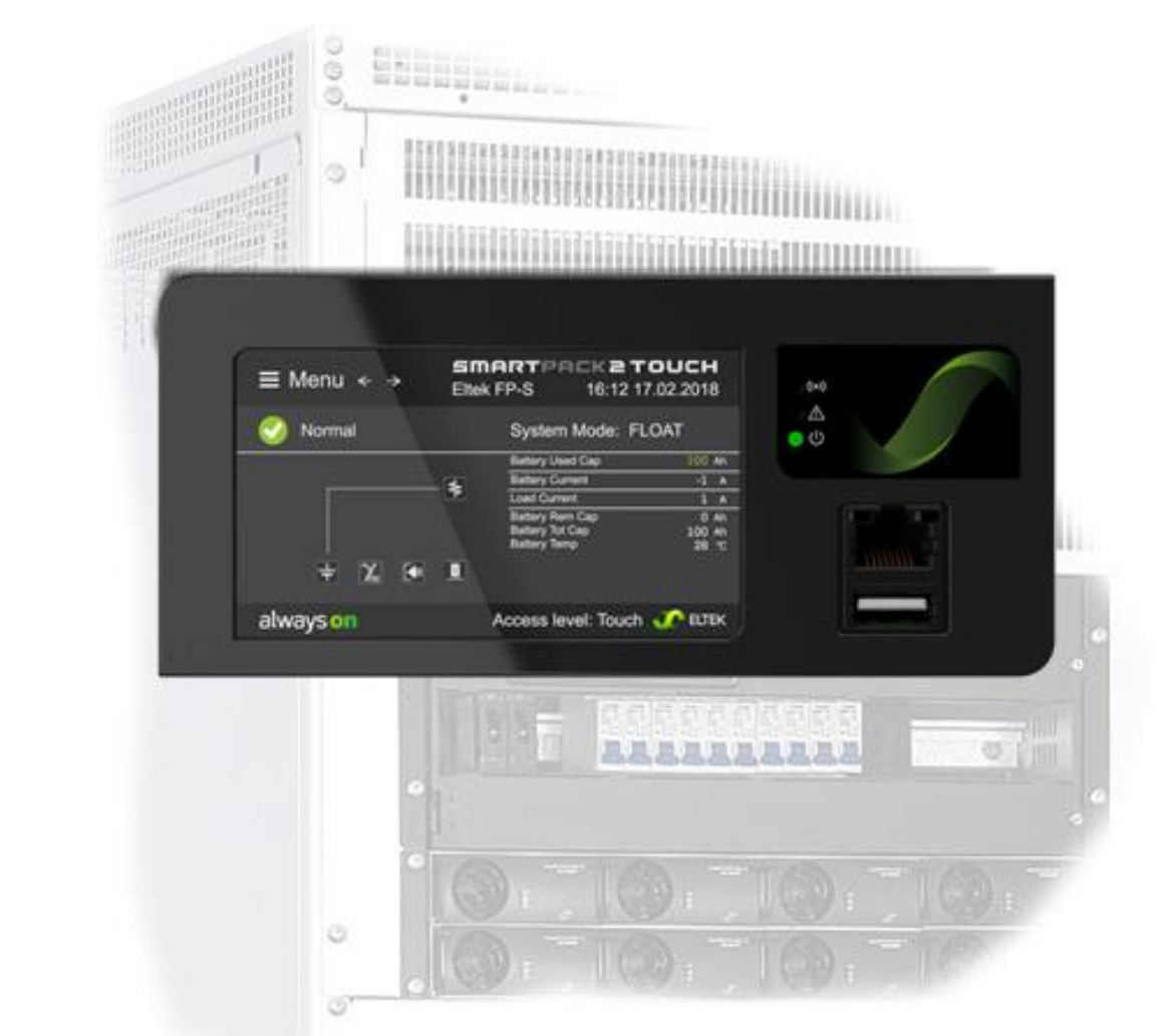 Eltek Smartpack2 Basic 242100.501 242100.502 242100.500 Smartpack 2 Monitoring Controller Module