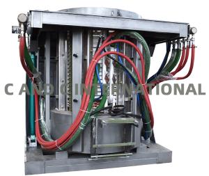 Quality 0.15T 40KW 2500kgs Brass Rod Electric Induction Furnace wholesale