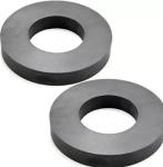 Hard Ferrite Industrial Strength / Durable Round Ceramic Magnet Rings
