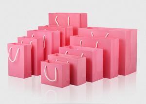 Quality Clothing Store Shopping Paper Bag Logo Custom Advertising Packaging Printing wholesale
