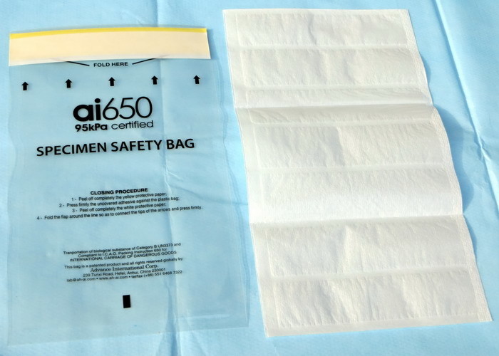 95 Kpa Specimen Transport Bags IATA Approved