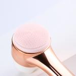 Double Surface Manual Facial Cleansing Brush Soft Synthetic Hair Silicone