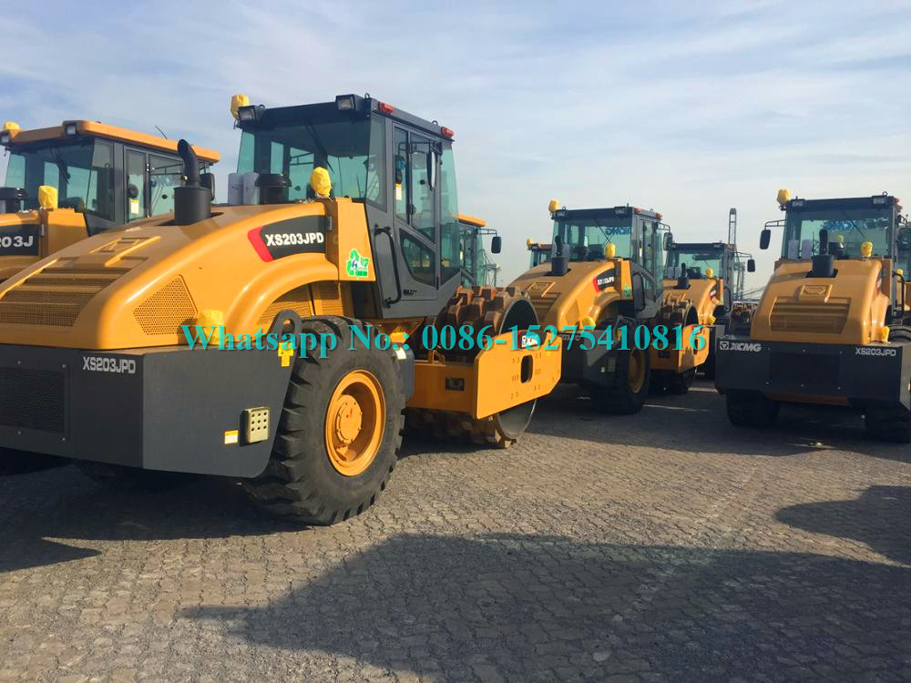 Yellow Construction Site Machines Soil Compaction Equipment XS203J/XS223J/XS223JE Model