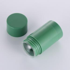 Quality AS Base Material 15g 75g Empty Portable Body Fragrance Green Soft Touch Process Deodorant Antiperspirant Stick Packaging wholesale