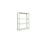 Adjustable White Supermarket Gondola Shelving Wire Metal Shelves 300Kgs