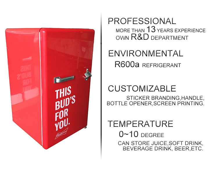 80 liters hot sale commercial refrigerator beverage cooler SC80H