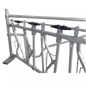 Quality Galvanized Custom Cattle Dairy Headlocks Farming Equipment cattle feeder wholesale