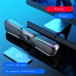 Black 2.0CH TV Bluetooth Soundbar Speaker For Home Entertainment