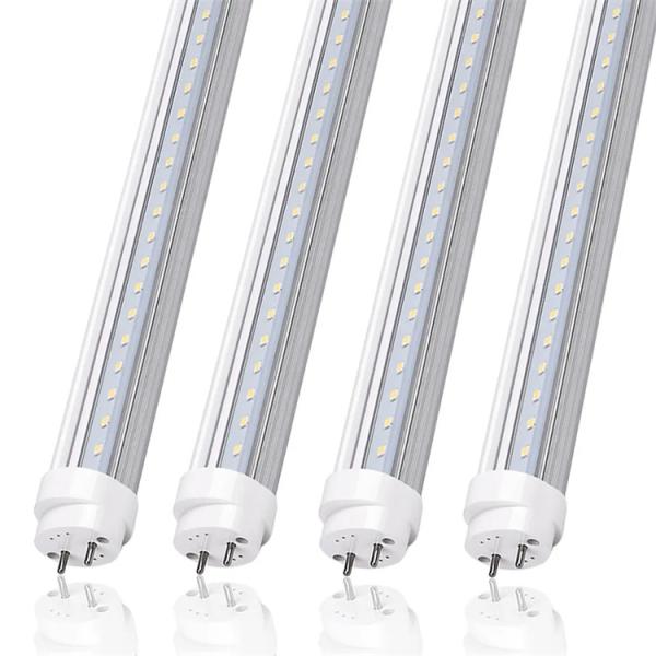 V Shape 4ft T8 LED Tube Light, 23W 140LM/W, 3000K-6000K CCT, 50000 Hours