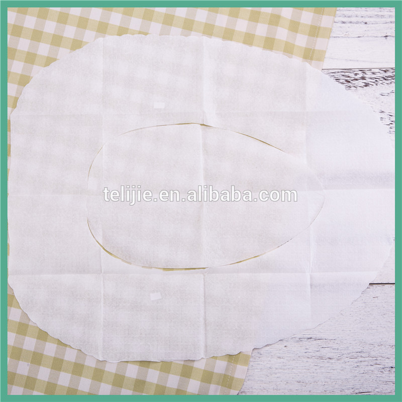 PE Film Disposable Toilet Seat Protectors Antibacterial