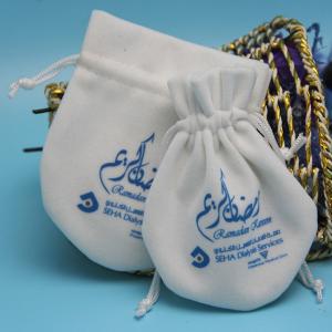 Quality Fashion Small Cloth Drawstring Bags , Earphone / Necklace Storage Pouches wholesale