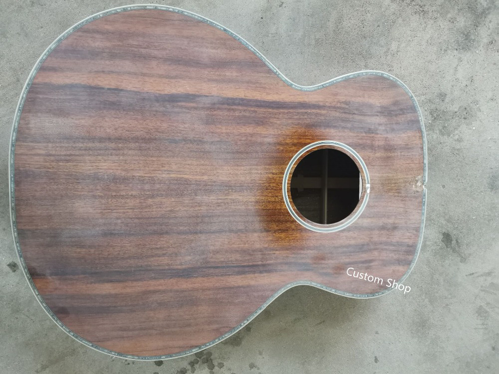 Aaaa All Solid Koa Wood 43 Inch Custom Design Jumbo Body Acoustic Guitar