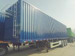 Waterproof Rear Door Heavy Duty Semi Trailers Blue Color FUWA Axle 315/80R22.5