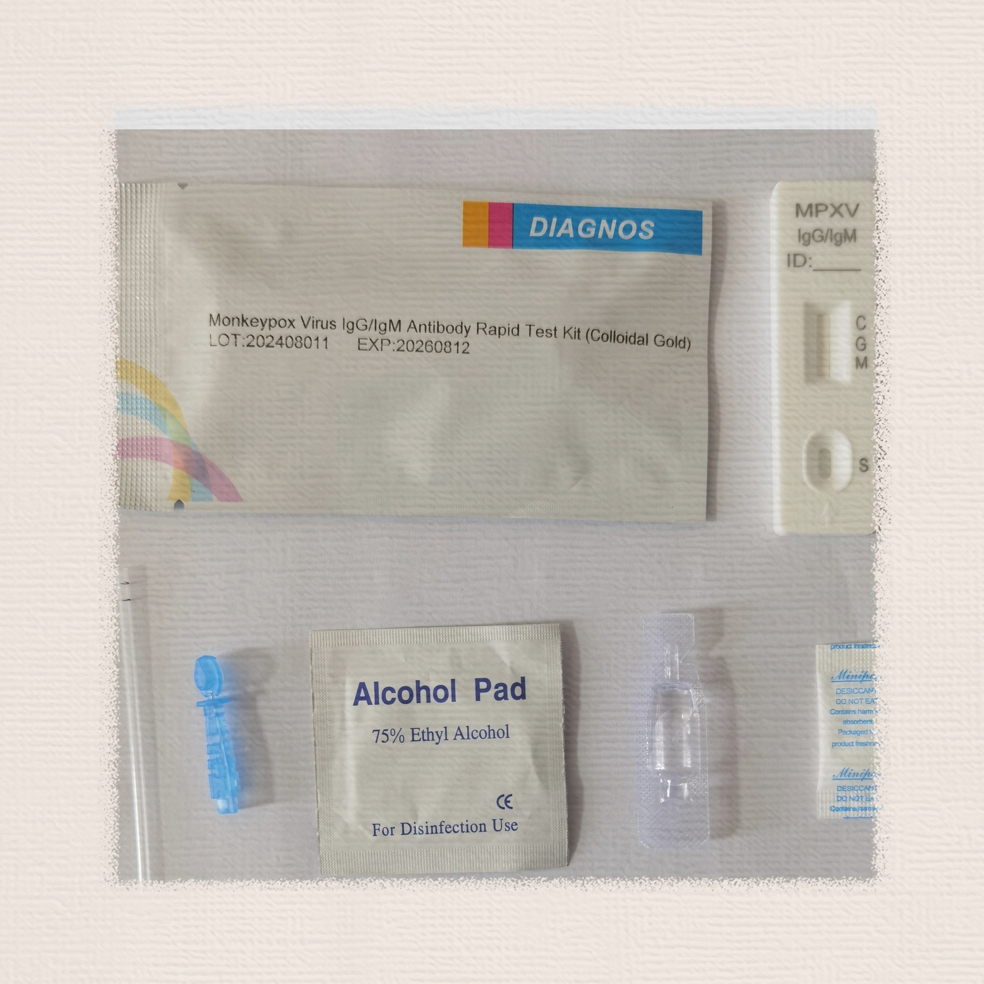 Monkeypox virus diagnosis MPXV Fast and Accurate Colloidal Gold Rapid Test for Easy Testing