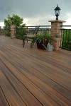 Waterproof WPC Outdoor Decking / Green Flooring HS145*22 for Outdoor Environment