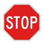 High Visibility Customized Size Road Traffic Warning Sign Board for Road Safety