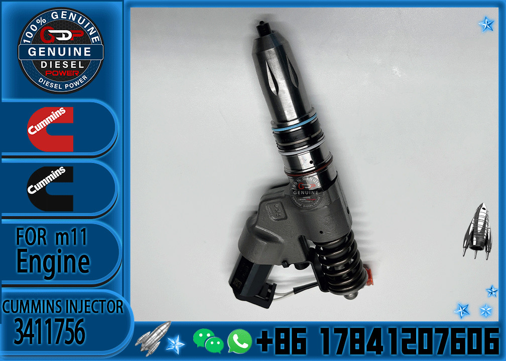 3083863 High Quality QSM11 ISM11 M11 Fuel Injector 3411754 3411756 3609925 3083849 3087772 3411755