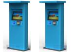 Waterproof Outdoor Ticket Vending High Bright Kiosk Machine For Parking Lot
