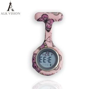 Quality Digital Silicone Nurse Watch Fob Pocket Watches Dog Paws Doctor Medical Hospital Brooch Lapel Clock Brand Date Week Dis wholesale
