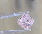 VVS2 Lab Grown Baby Pink Diamonds Fancy Intense Pink Cushion Loose Diamond