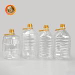 Food Grade Plastic Condiment Bottles Screw On Lid Custom Weight Options Ideal