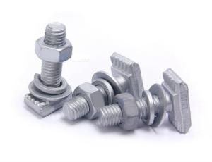 China HALFEN Slot Serrated Bolts High Strength Hot-dip Galvanized T-Shaped Curtain Wall Embedded Channel Screws on sale