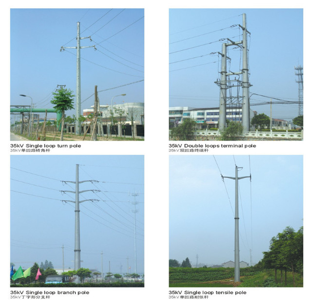 30FT 35FT 40FT 45FT Distribution Pole Philippines Traditional Small Size