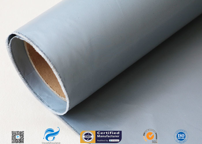 Heat Resistant Silicone Coated Glass Fiber 0.0079 In 50 Yard Roll Length Gray