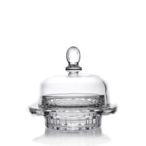 Quality Clear Classic Round Pattern High Quality Butter Dish wholesale